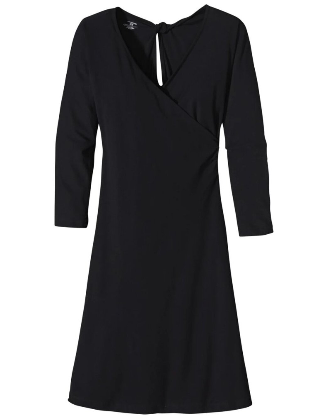 Patagonia Women's Bay Laurel Wrap Dress in Black Size Small